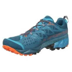 La Sportiva Akyra Mens Trail Running Shoes Ocean/Flame -Cheap Northernrunner Shop akyra mens trail running shoes ocean flame p5885 23124 image