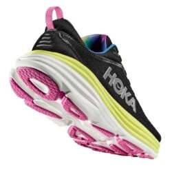 Hoka Bondi 8 Womens Running Shoes Black/Citrus Glow -Cheap Northernrunner Shop bondi 8 womens running shoes black citrus glow p8432 33605 image