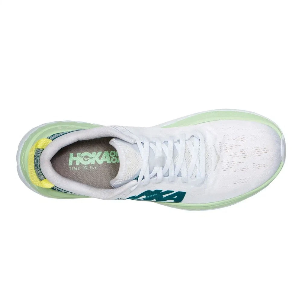 Hoka Carbon X Mens Running Shoes Green Ash/White 4 Hoka Carbon X Mens Running Shoes Green Ash/White - Image 2