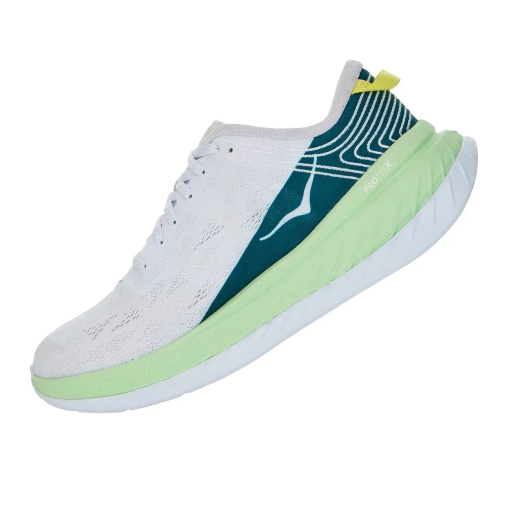 Hoka Carbon X Mens Running Shoes Green Ash/White 6 Hoka Carbon X Mens Running Shoes Green Ash/White - Image 4