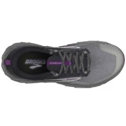 BROOKS Cascadia 17 Womens Trail Running Shoes Oyster/Blackened Pearl/Purple -Cheap Northernrunner Shop cascadia 17 womens trail running shoes oyster blackened pearl purple p8261 32831 image