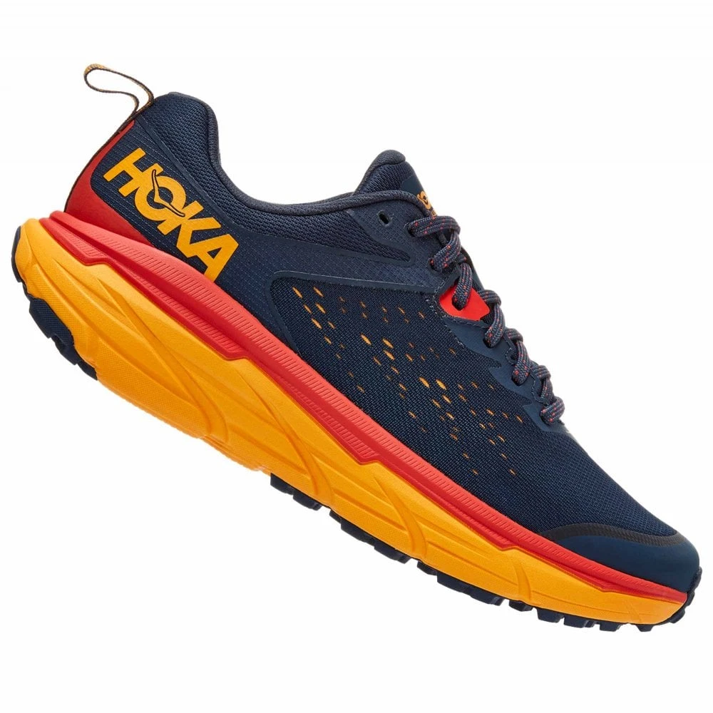 Hoka Challenger ATR 6 Wide 2E Mens Trail Running Shoes Outer Space/Radiant Yellow 3 Hoka Challenger ATR 6 Wide 2E Mens Trail Running Shoes Outer Space/Radiant Yellow