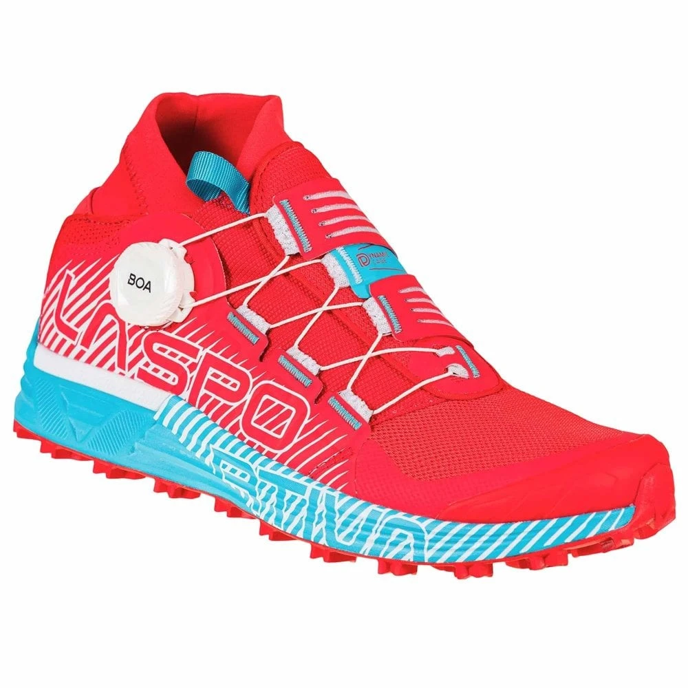 La Sportiva Cyklon Womens Trail Running Shoes Hibiscus/Malibu Blue 3 La Sportiva Cyklon Womens Trail Running Shoes Hibiscus/Malibu Blue