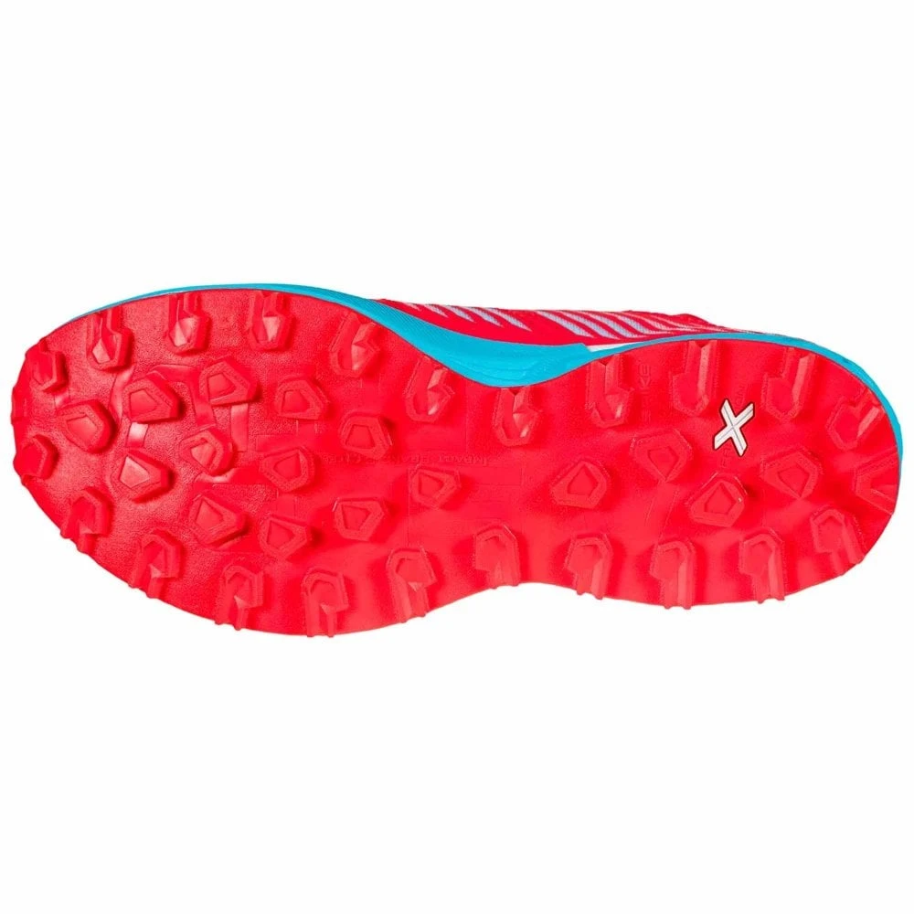 La Sportiva Cyklon Womens Trail Running Shoes Hibiscus/Malibu Blue 4 La Sportiva Cyklon Womens Trail Running Shoes Hibiscus/Malibu Blue - Image 2