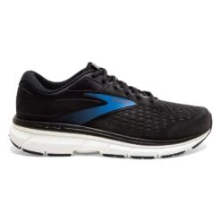 BROOKS Dyad 11 Wide 2E Mens Running Shoes Black/Ebony/Blue