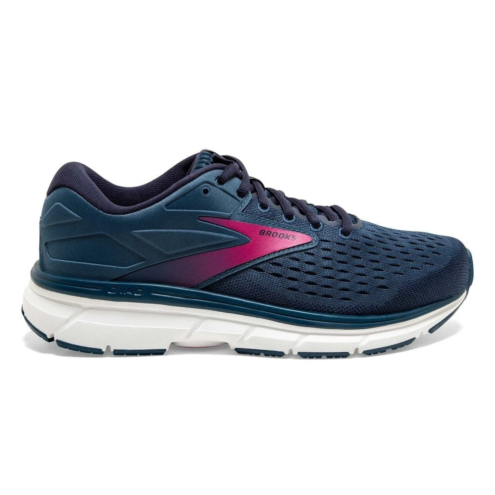 BROOKS Dyad 11 Womens Running Shoes Blue/Navy/Beetroot 3 BROOKS Dyad 11 Womens Running Shoes Blue/Navy/Beetroot