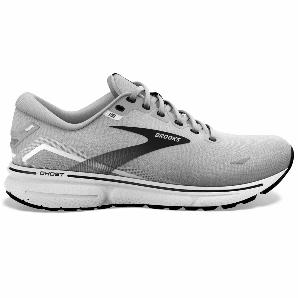 BROOKS Ghost 15 Extra Wide 4E Mens Running Shoes Alloy/Oyster/Black 3 BROOKS Ghost 15 Extra Wide 4E Mens Running Shoes Alloy/Oyster/Black