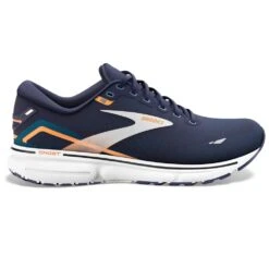BROOKS Ghost 15 Mens Running Shoes Peacoat/Blue/Orange Pop