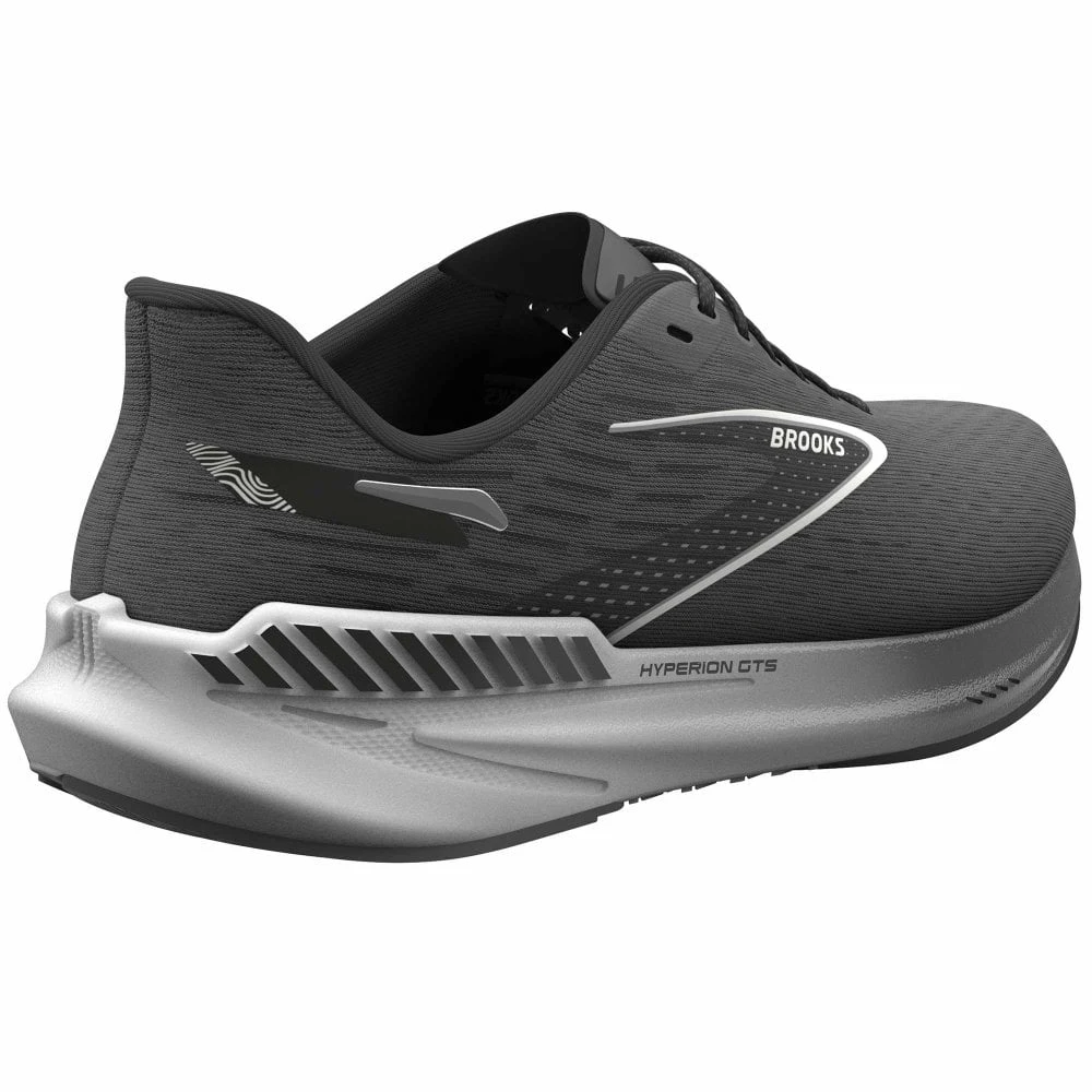 BROOKS Hyperion GTS Womens Running Shoes Gunmetal/Black/White 4 BROOKS Hyperion GTS Womens Running Shoes Gunmetal/Black/White - Image 2