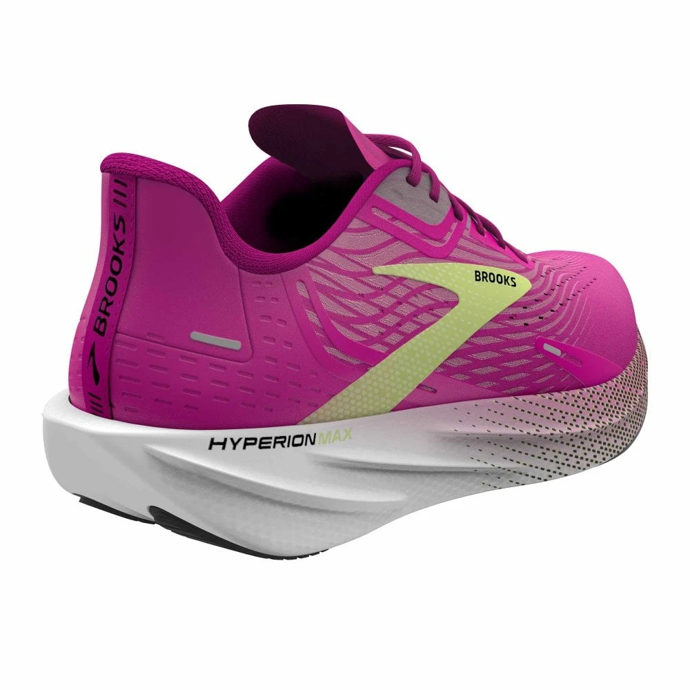 BROOKS Hyperion Max Womens Running Shoes Pink Glo/Green/Black 4 BROOKS Hyperion Max Womens Running Shoes Pink Glo/Green/Black - Image 2