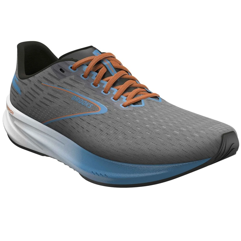 BROOKS Hyperion Mens Running Shoes Grey/Atomic Blue/Scarlet 3 BROOKS Hyperion Mens Running Shoes Grey/Atomic Blue/Scarlet