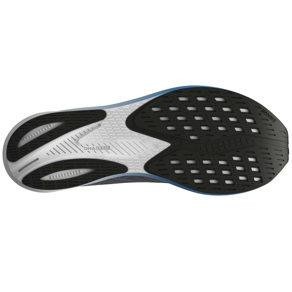 BROOKS Hyperion Mens Running Shoes Grey/Atomic Blue/Scarlet 6 BROOKS Hyperion Mens Running Shoes Grey/Atomic Blue/Scarlet - Image 4