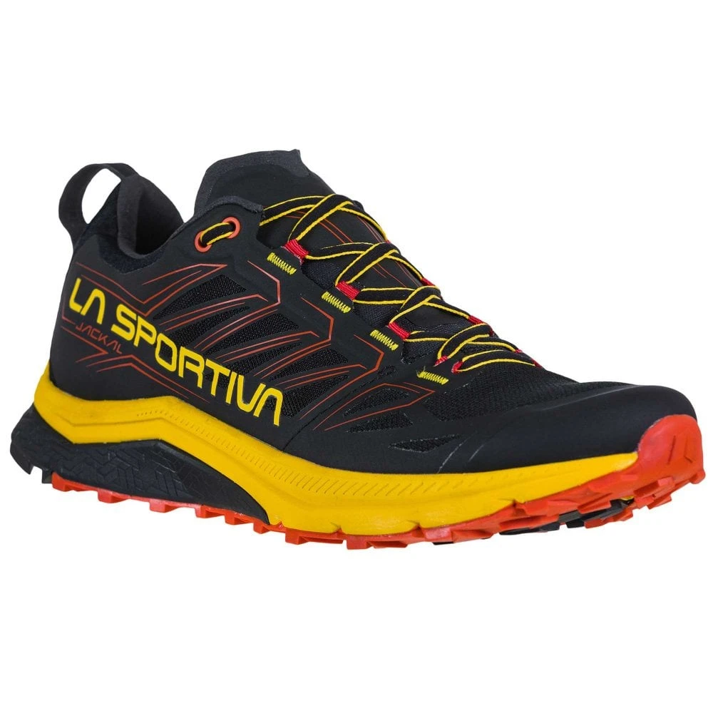 La Sportiva Jackal Mens Trail Running Shoes Black/Yellow 3 La Sportiva Jackal Mens Trail Running Shoes Black/Yellow