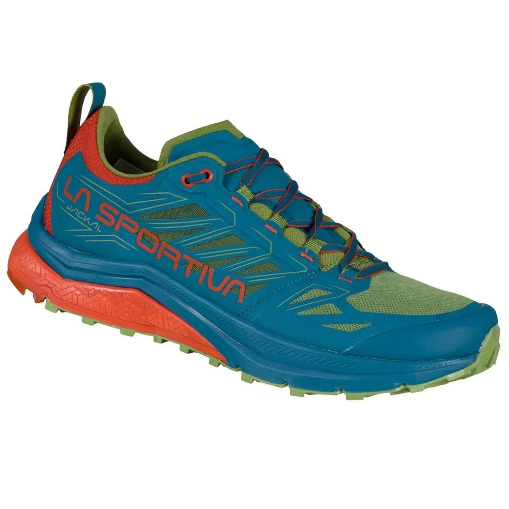 La Sportiva Jackal Mens Trail Running Shoes Space Blue/Saffron 3 La Sportiva Jackal Mens Trail Running Shoes Space Blue/Saffron