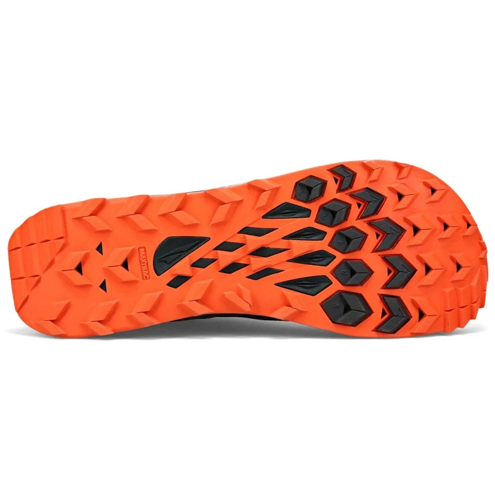 Altra Lone Peak ALL-WTHR Low 2 Mens Trail Running Shoes Grey/Orange 4 Altra Lone Peak ALL-WTHR Low 2 Mens Trail Running Shoes Grey/Orange - Image 2