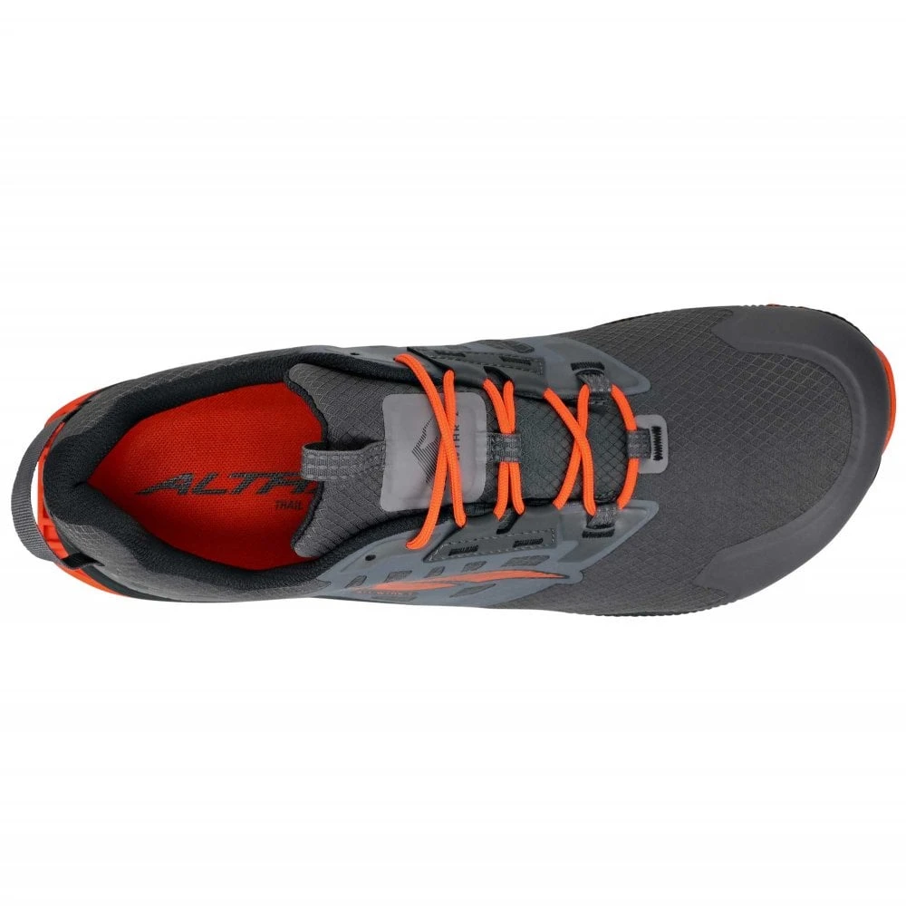 Altra Lone Peak ALL-WTHR Low 2 Mens Trail Running Shoes Grey/Orange 5 Altra Lone Peak ALL-WTHR Low 2 Mens Trail Running Shoes Grey/Orange - Image 3