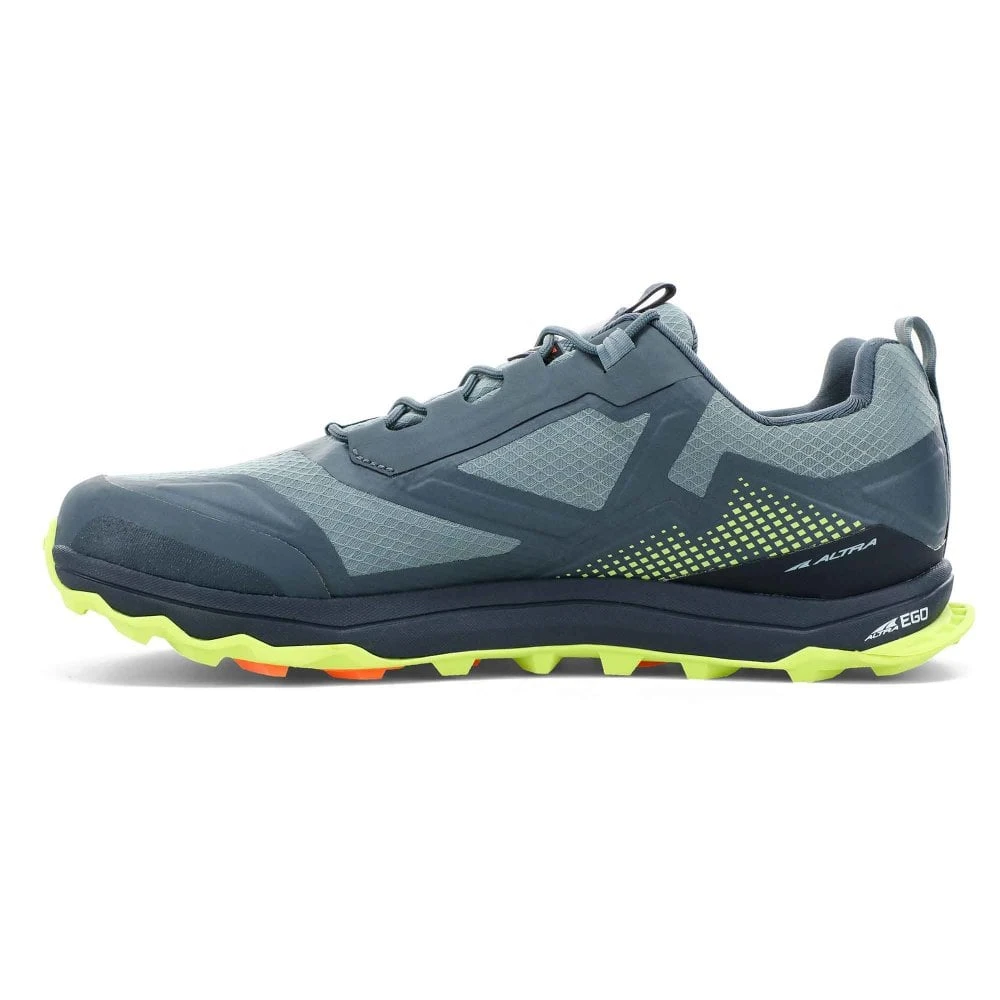 Altra Lone Peak ALL-WTHR Low Mens Trail Running Shoes Grey/Lime 6 Altra Lone Peak ALL-WTHR Low Mens Trail Running Shoes Grey/Lime - Image 4