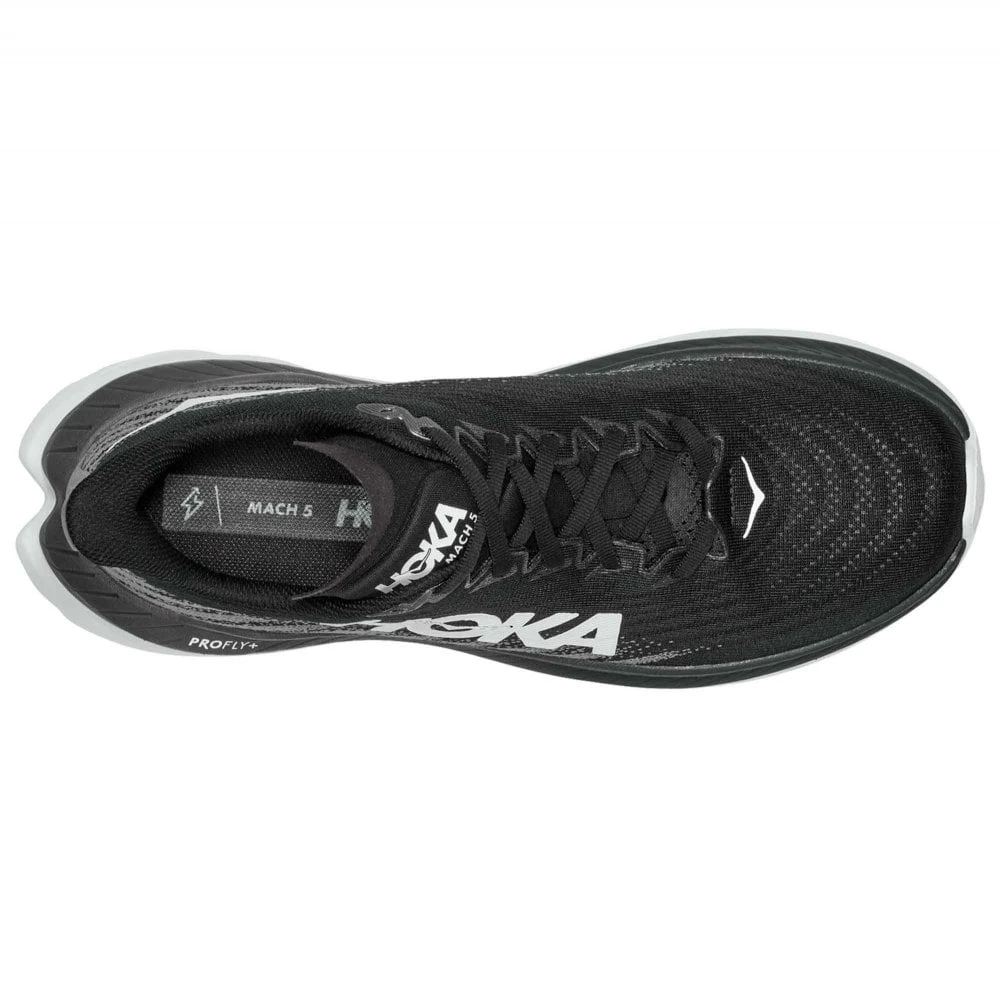 Hoka Mach 5 Womens Running Shoes Black/Castlerock 5 Hoka Mach 5 Womens Running Shoes Black/Castlerock - Image 3