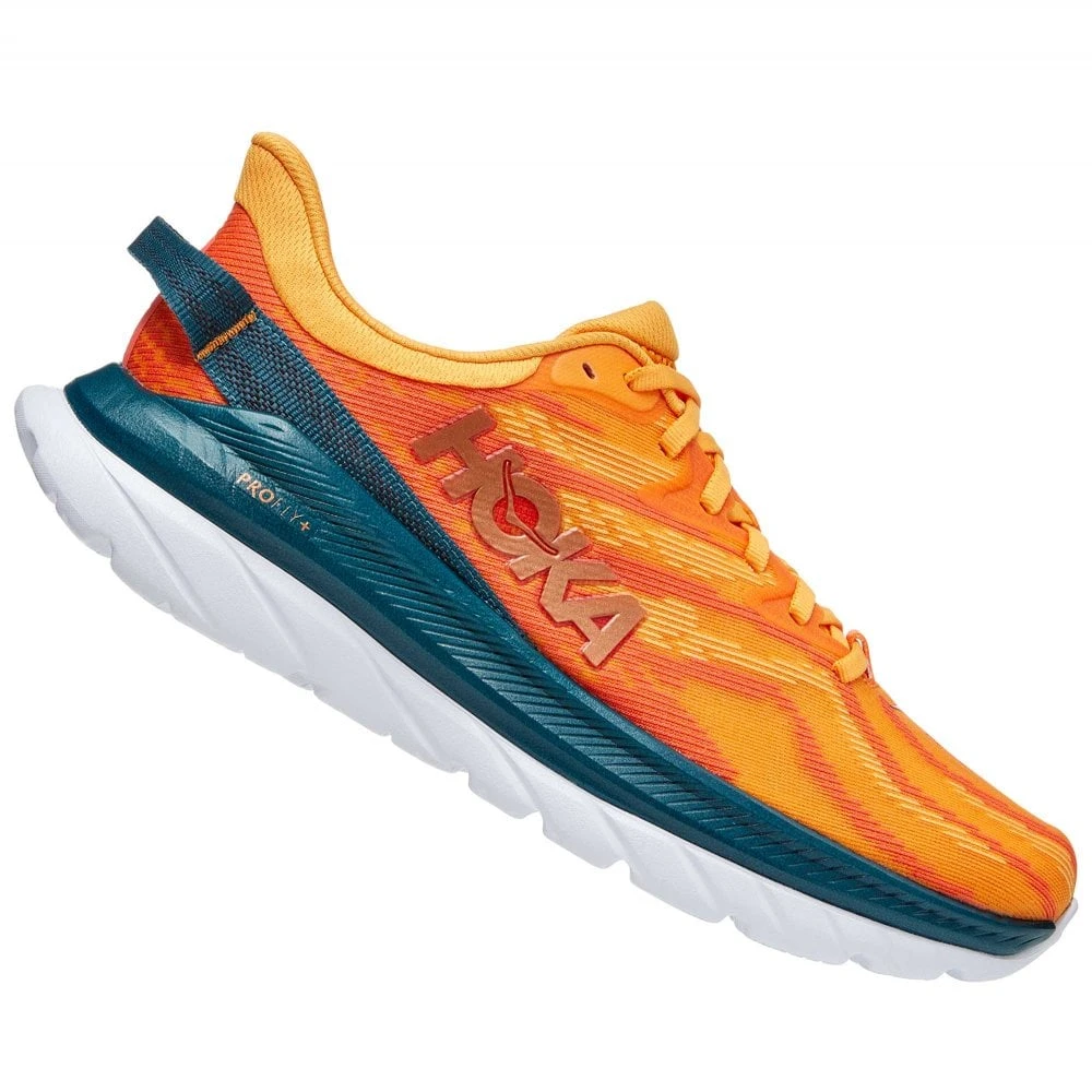Hoka Mach Supersonic Mens Running Shoes Radiant Yellow/Camellia 3 Hoka Mach Supersonic Mens Running Shoes Radiant Yellow/Camellia