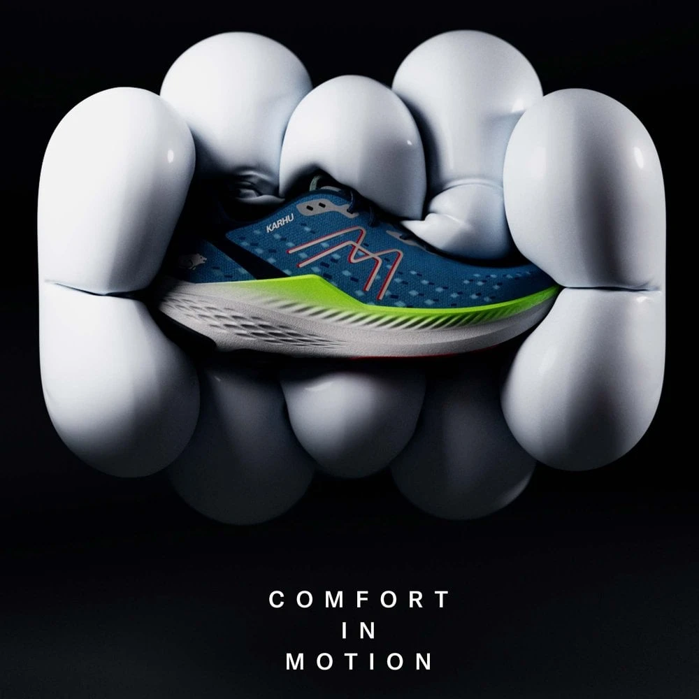 Karhu Mestari Run 1.0 Mens Running Shoes Aegean Blue/Sharp Green 4 Karhu Mestari Run 1.0 Mens Running Shoes Aegean Blue/Sharp Green - Image 2