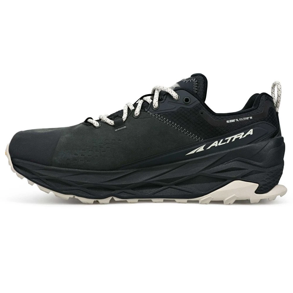 Altra Olympus 5 Hike Low GTX Mens Waterproof Hiking Shoes Gray/Black 6 Altra Olympus 5 Hike Low GTX Mens Waterproof Hiking Shoes Gray/Black - Image 4