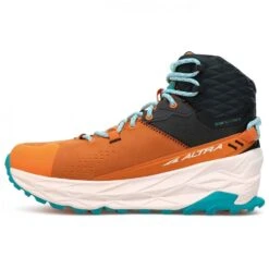 Altra Olympus 5 Hike Mid GTX Womens Waterproof Hiking Boots Gray/Orange -Cheap Northernrunner Shop olympus 5 hike mid gtx womens waterproof hiking boots gray orange p7452 29332 image