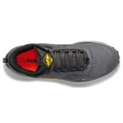 Saucony Peregrine 12 GTX Mens Waterproof Trail Running Shoes Shadow/Vizi -Cheap Northernrunner Shop peregrine 12 gtx mens waterproof trail running shoes shadow vizi p7401 29088 image