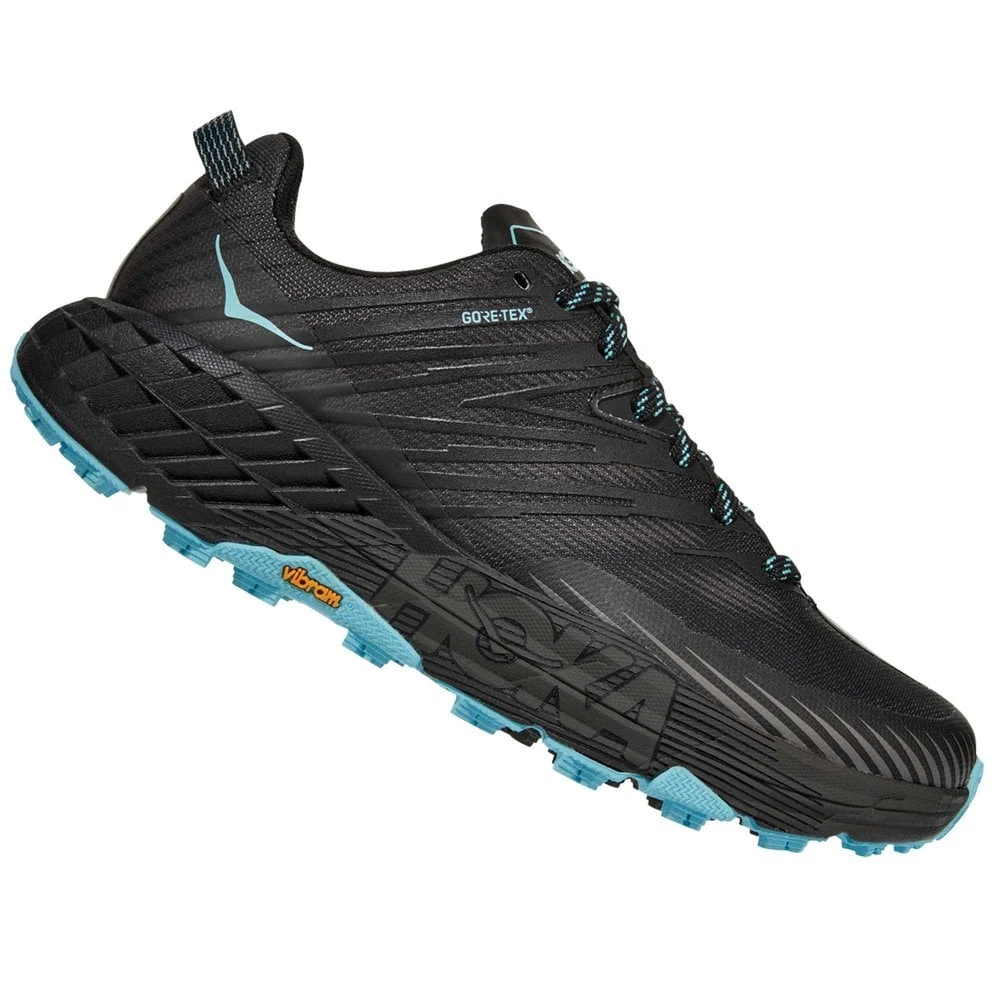Hoka Speedgoat 4 GTX Womens Waterproof Trail Running Shoes Anthracite/Dark Gull Grey 3 Hoka Speedgoat 4 GTX Womens Waterproof Trail Running Shoes Anthracite/Dark Gull Grey