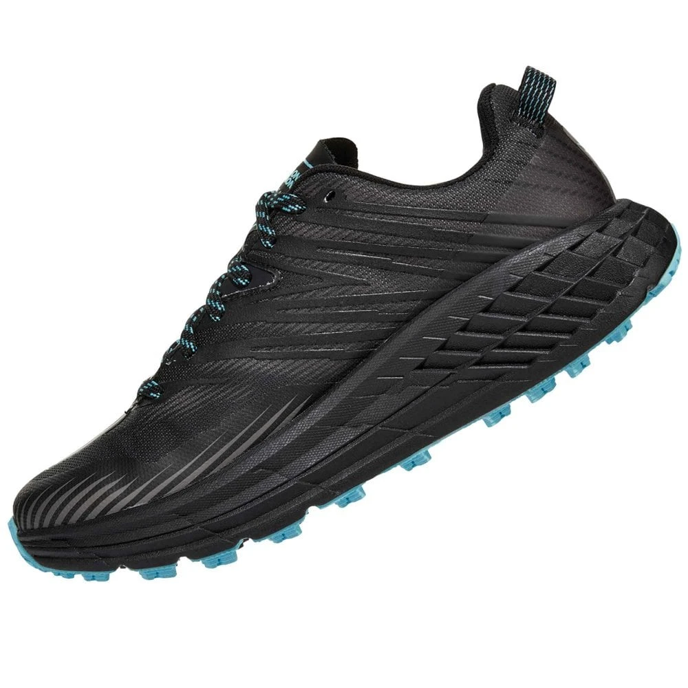 Hoka Speedgoat 4 GTX Womens Waterproof Trail Running Shoes Anthracite/Dark Gull Grey 6 Hoka Speedgoat 4 GTX Womens Waterproof Trail Running Shoes Anthracite/Dark Gull Grey - Image 4