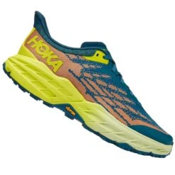 Hoka Speedgoat 5 Mens Trail Running Shoes Blue Coral/Evening Primrose