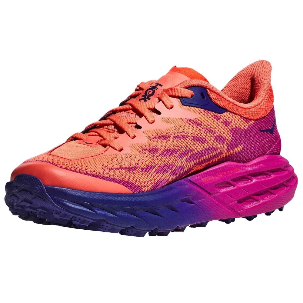 Hoka Speedgoat 5 Wide D Womens Trail Running Shoes Festival Fuschia/Camellia 5 Hoka Speedgoat 5 Wide D Womens Trail Running Shoes Festival Fuschia/Camellia - Image 3