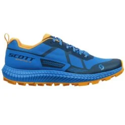 Scott Supertrac 3 Mens Trail Running Shoes Blue/Bright Orange