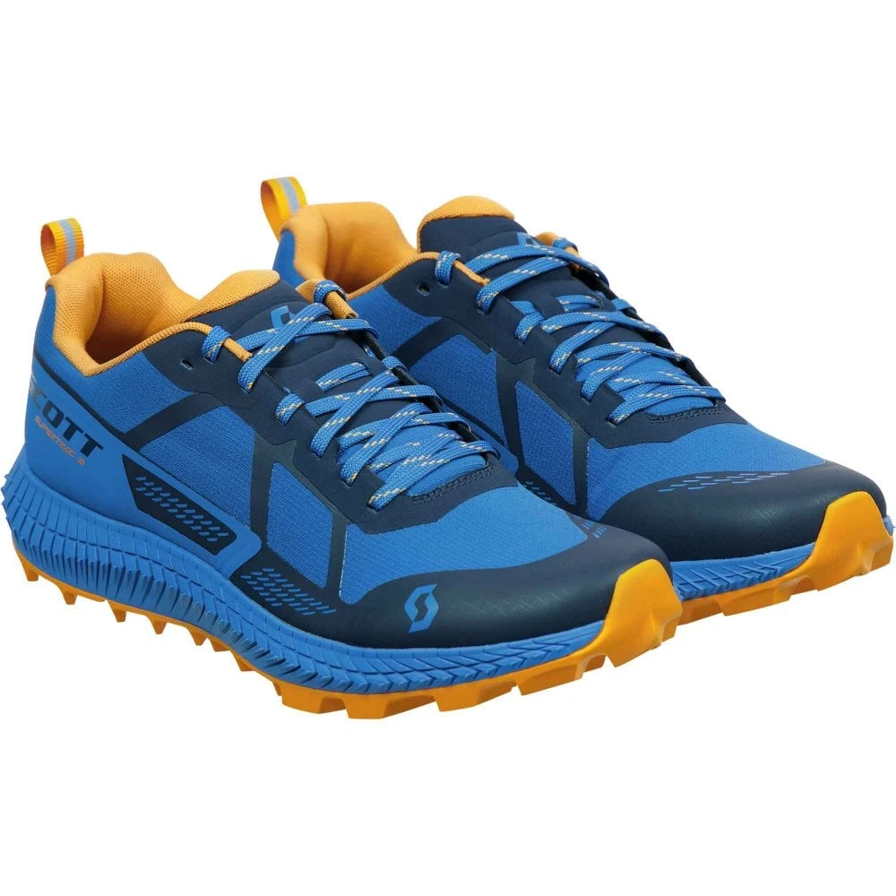 Scott Supertrac 3 Mens Trail Running Shoes Blue/Bright Orange 5 Scott Supertrac 3 Mens Trail Running Shoes Blue/Bright Orange - Image 3