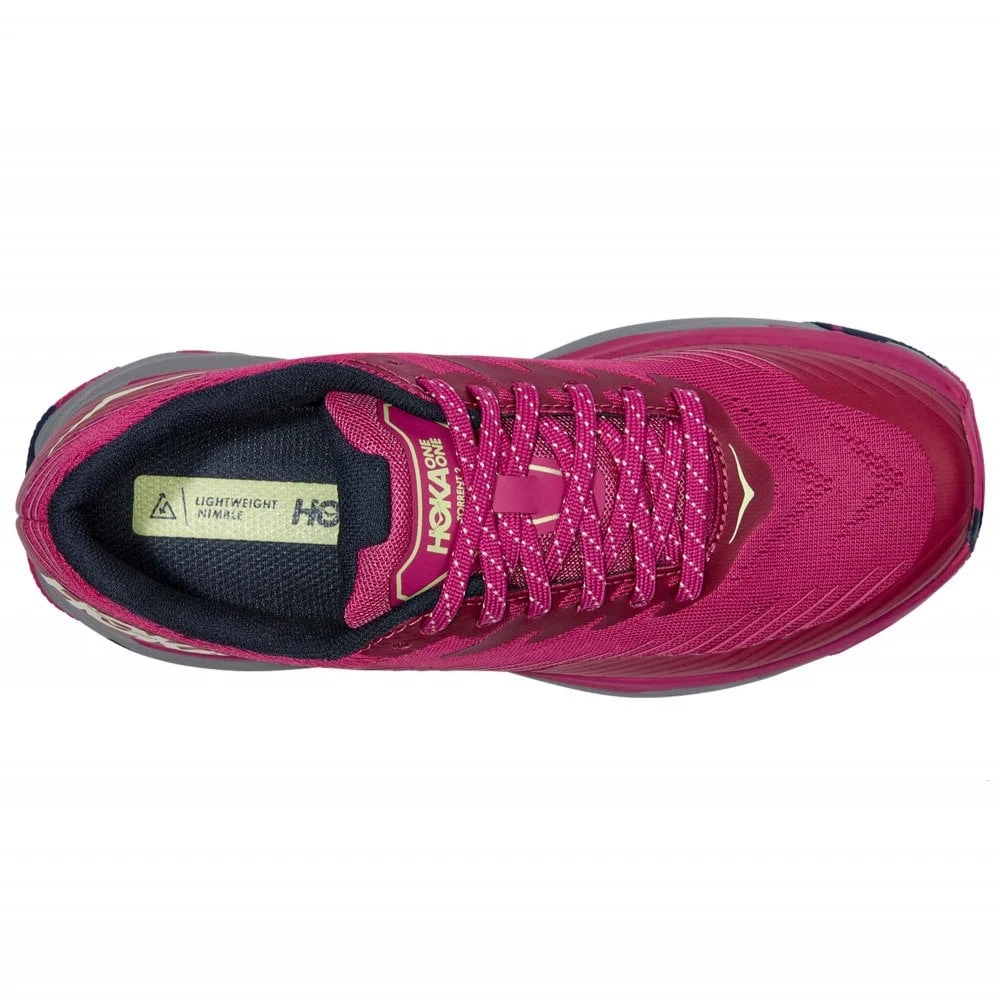 Hoka Torrent 2 Womens Trail Running Shoes Festival Fuchsia/Ibis Rose 5 Hoka Torrent 2 Womens Trail Running Shoes Festival Fuchsia/Ibis Rose - Image 3