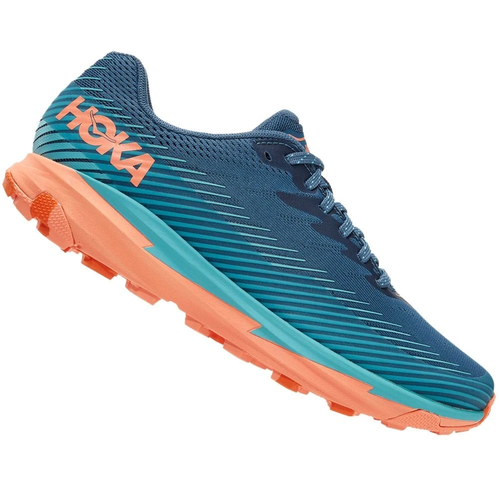 Hoka Torrent 2 Womens Trail Running Shoes Real Teal/Cantaloupe 3 Hoka Torrent 2 Womens Trail Running Shoes Real Teal/Cantaloupe