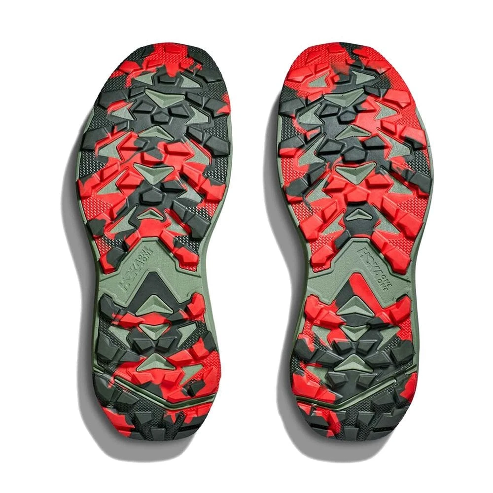 Hoka Torrent 3 Mens Trail Running Shoes Thyme/Fiesta 5 Hoka Torrent 3 Mens Trail Running Shoes Thyme/Fiesta - Image 3