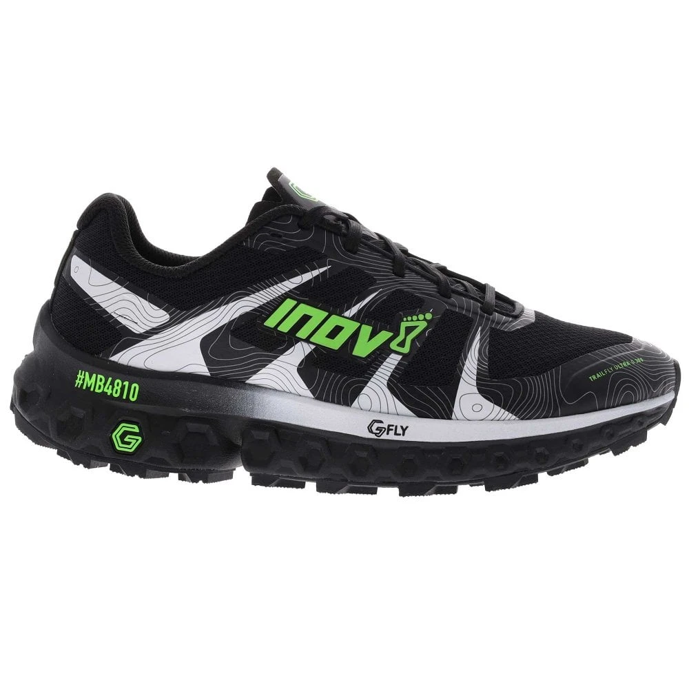TrailFly Ultra G 300 Max Mens Trail Running Shoes Black/White/Green 3 TrailFly Ultra G 300 Max Mens Trail Running Shoes Black/White/Green
