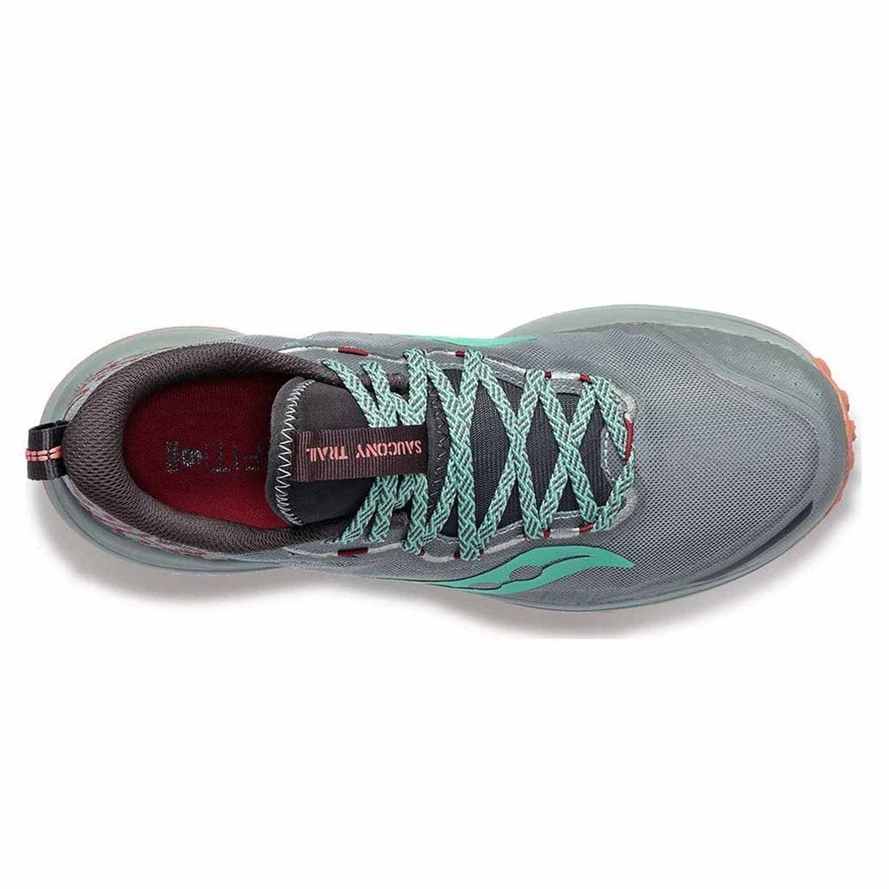 Saucony Xodus Ultra 2 Womens Trail Running Shoes Fossil/Soot 5 Saucony Xodus Ultra 2 Womens Trail Running Shoes Fossil/Soot - Image 3